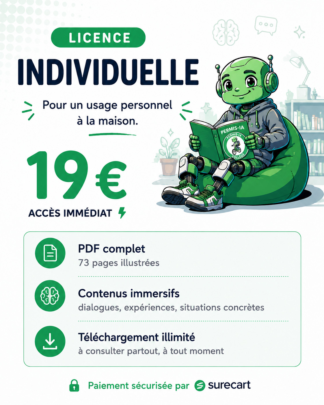 Licence individuelle pour le Permis-IA Collège