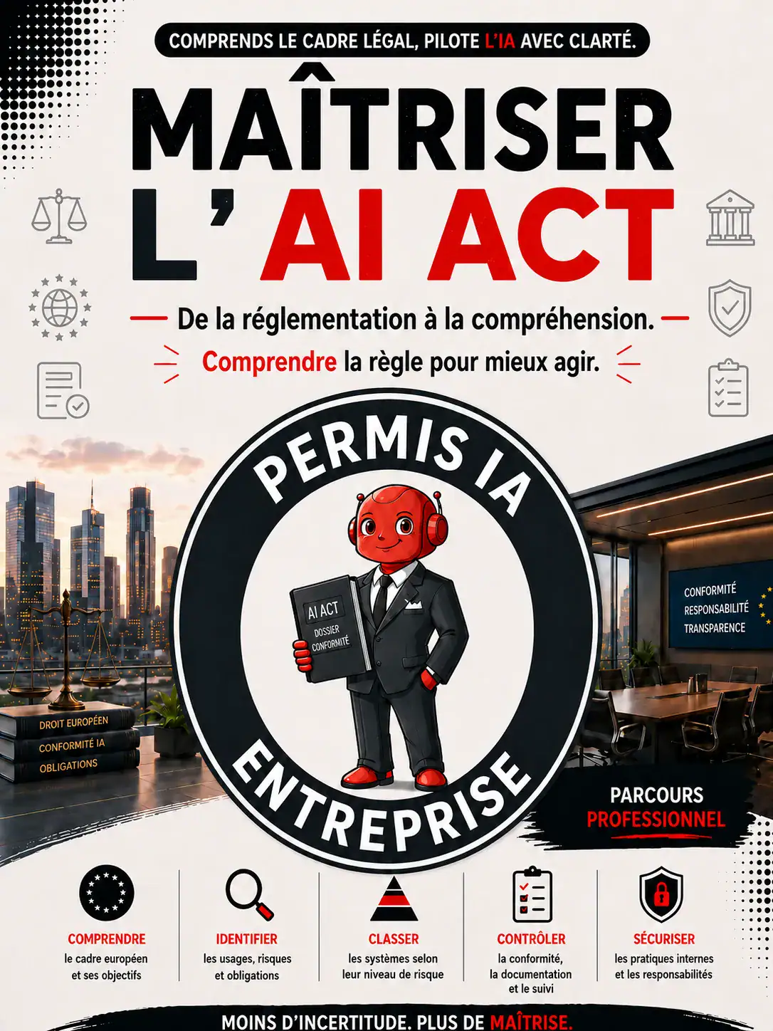 Couverture verticale du parcours Maîtriser l’AI Act