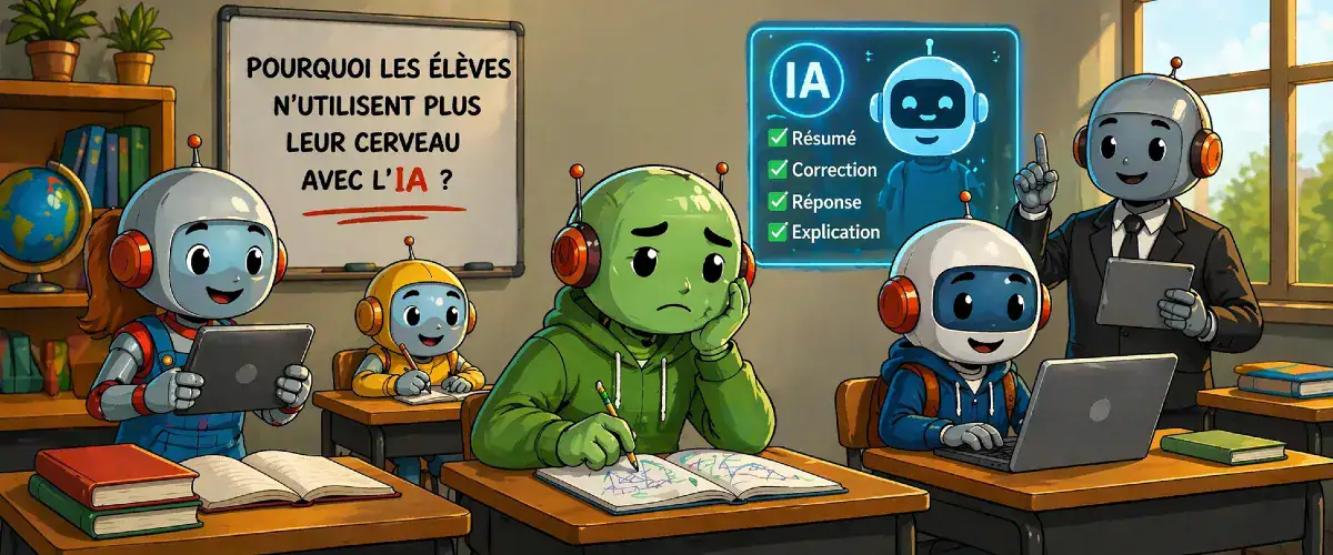 Des élèves ne réfléchissent plus avec l'aide de l'IA