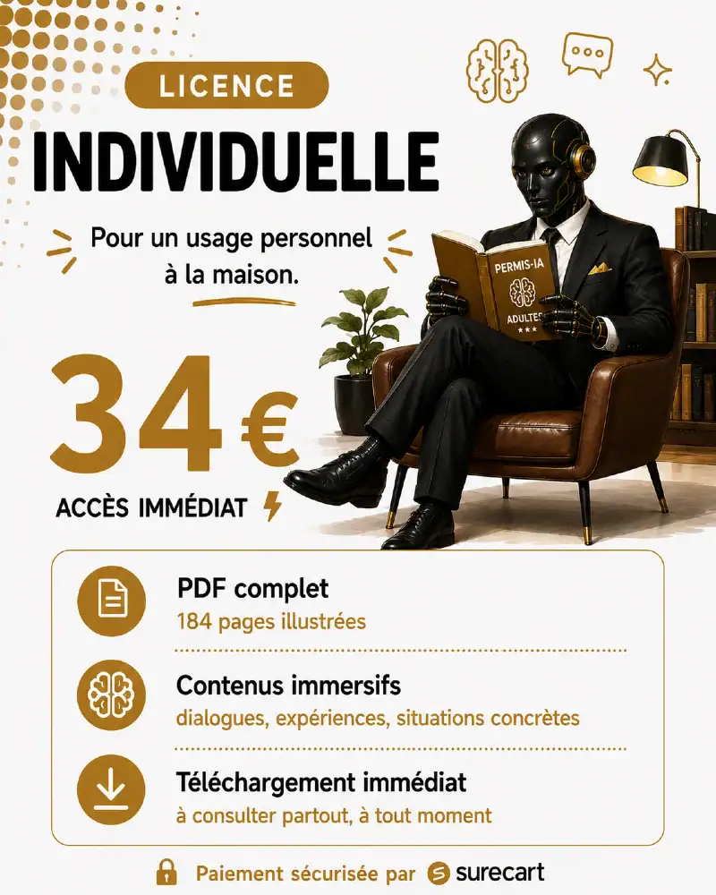 Présentation de la licence individuelle de la formation Permis-IA Adultes