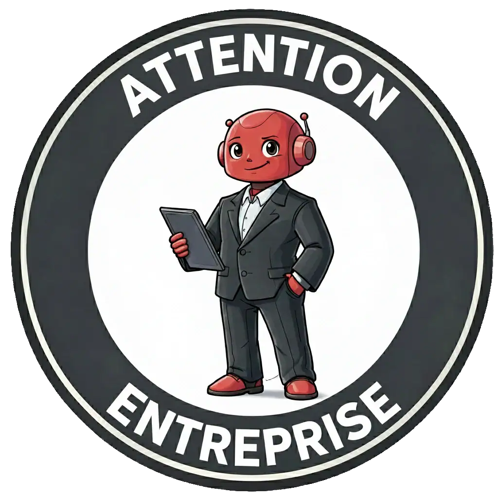 Panneau du domaine "Attention" du Permis IA niveau entreprise