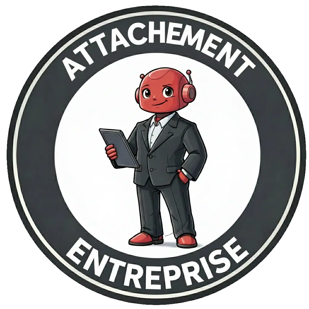 Panneau du domaine "Attachement" du Permis IA niveau Entreprise