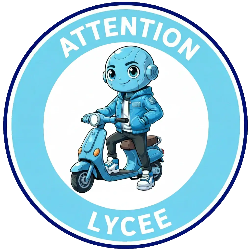 Panneau du domaine "Attention" du Permis IA niveau lycée