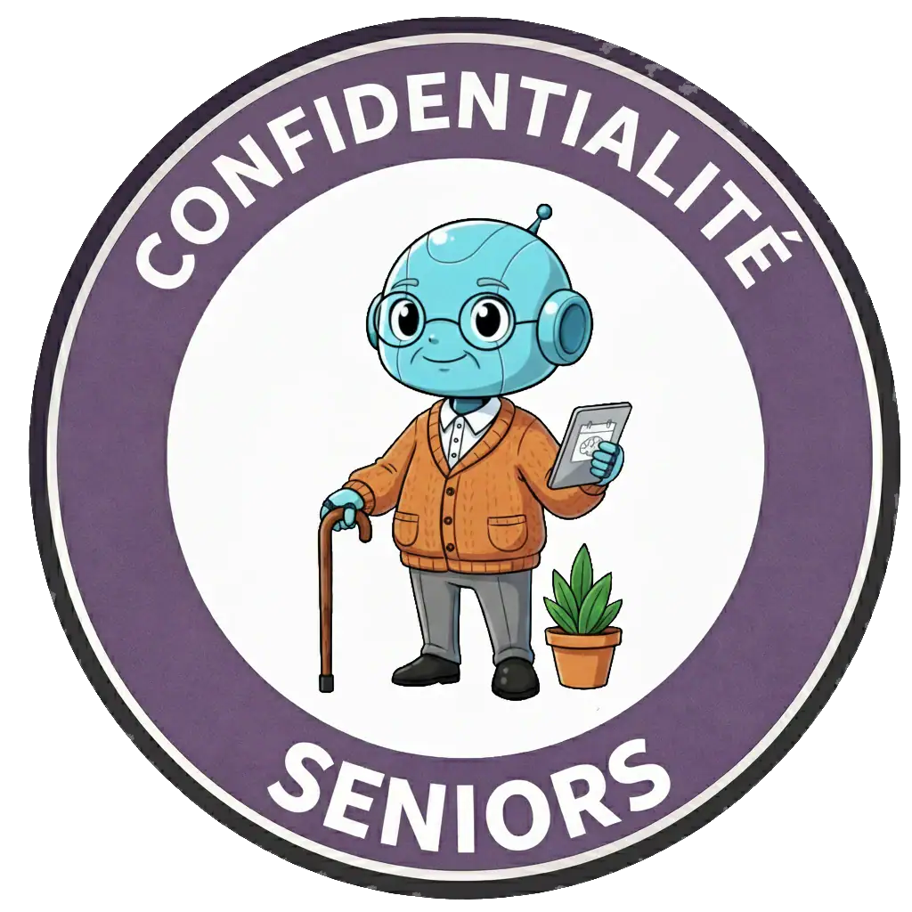 Panneau du domaine Confidentialité dans le Permis IA niveau seniors