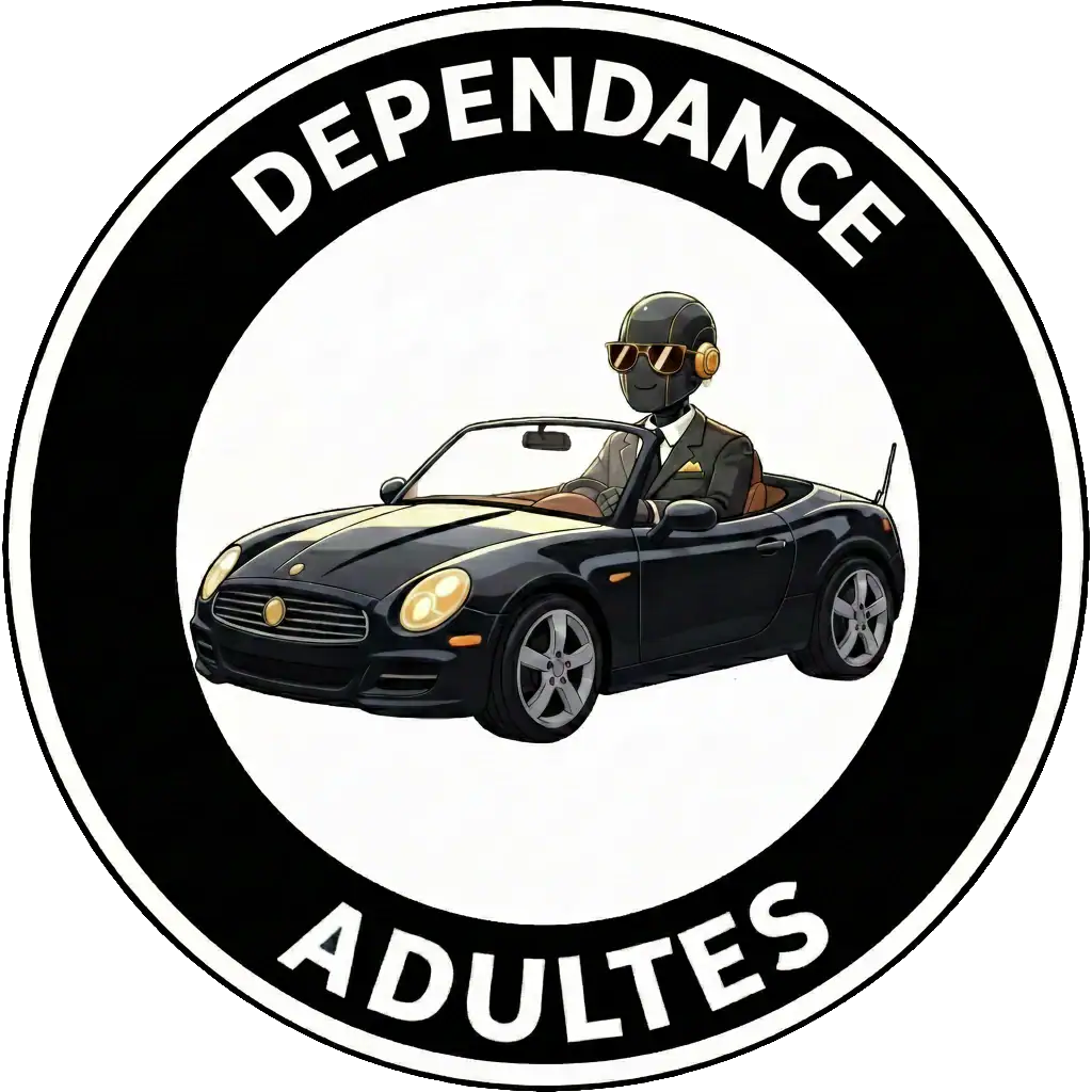 Panneau du domaine Dépendance dans le Permis IA niveau adultes