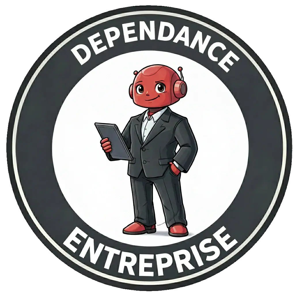 Panneau du domaine Dépendance dans le Permis IA niveau entreprise