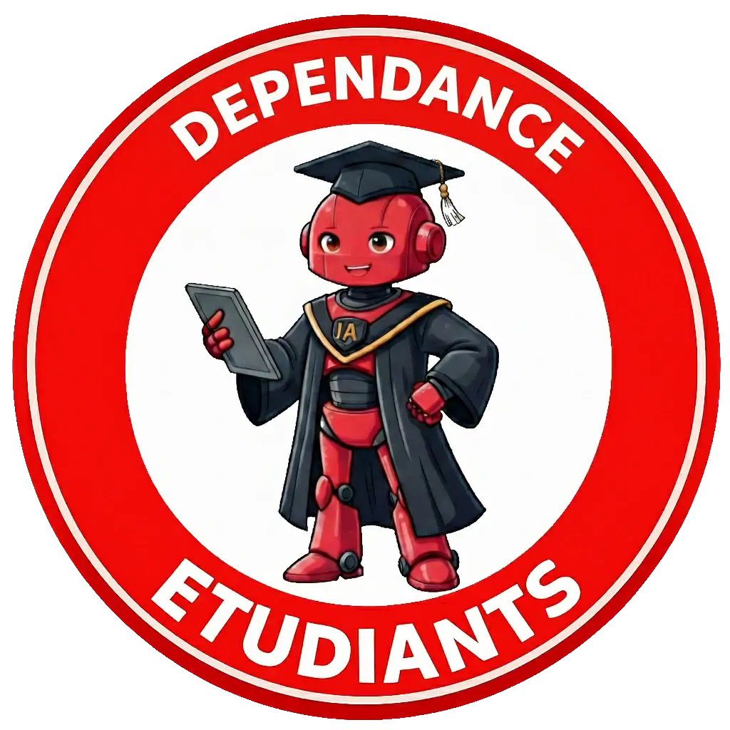 Panneau du domaine Dépendance dans le Permis IA niveau étudiants
