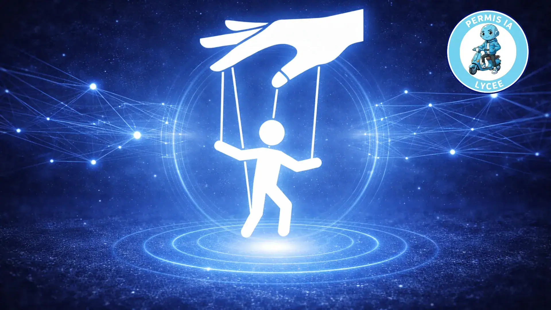 Illustration du domaine de la manipulation dans le Permis-IA niveau lycée