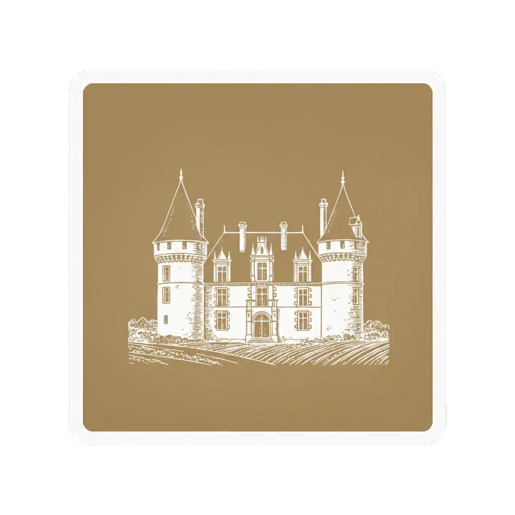 Château illustré, symbole de patrimoine historique et culturel en lien avec l’éducation à la sécurité.