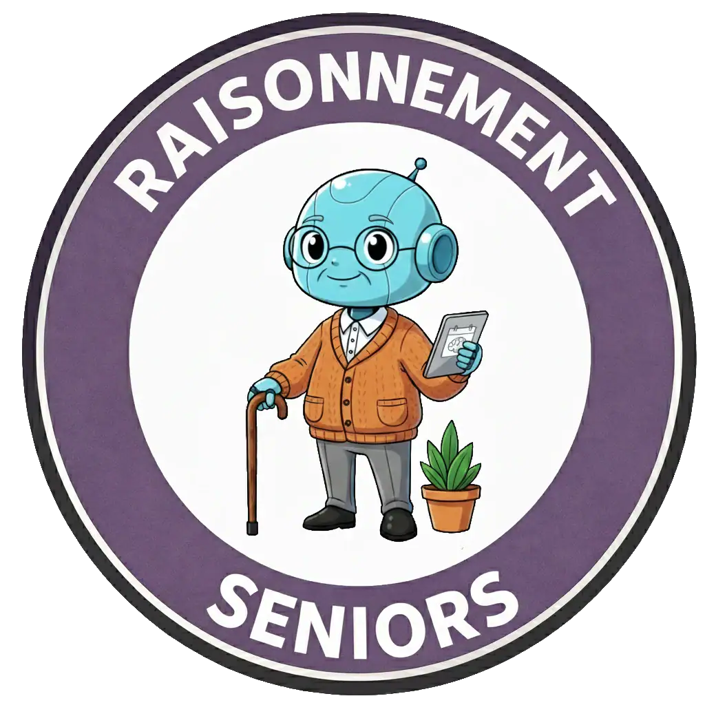 Panneau du domaine raisonnement dans le Permis IA niveau seniors