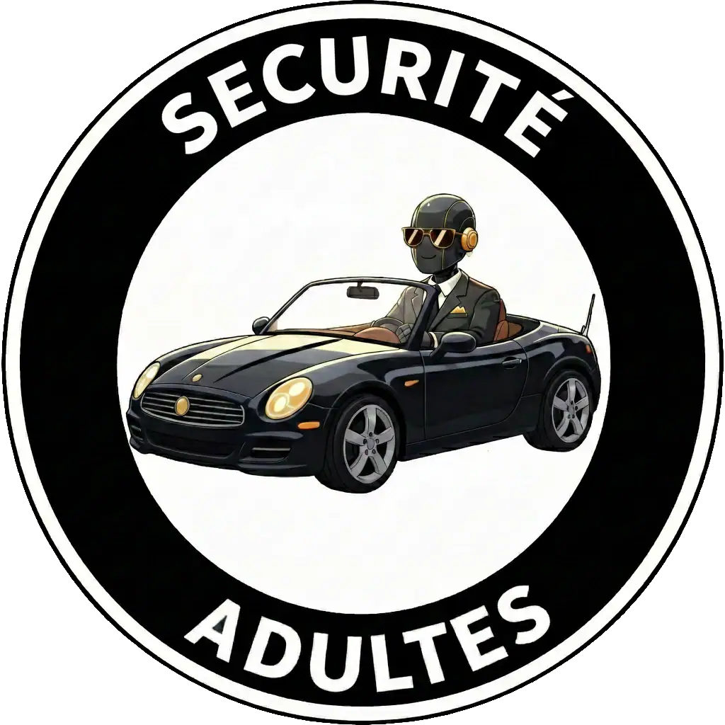 Panneau du domaine sécurité dans le Permis IA niveau adultes