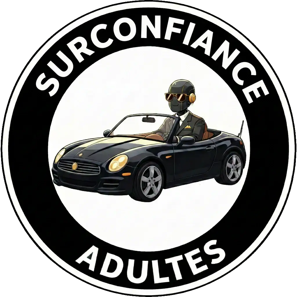 Panneau du domaine surconfiance dans le Permis IA niveau adultes