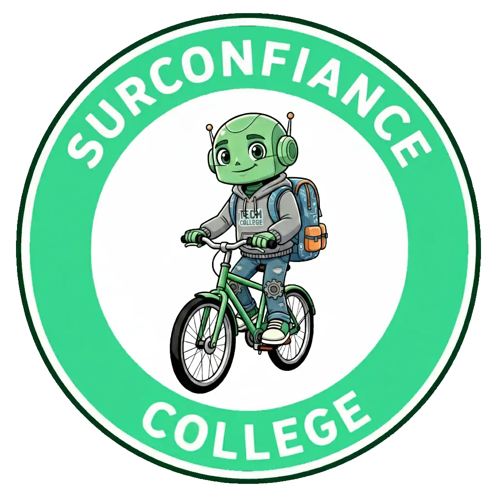 Panneau du domaine surconfiance dans le Permis IA niveau collège